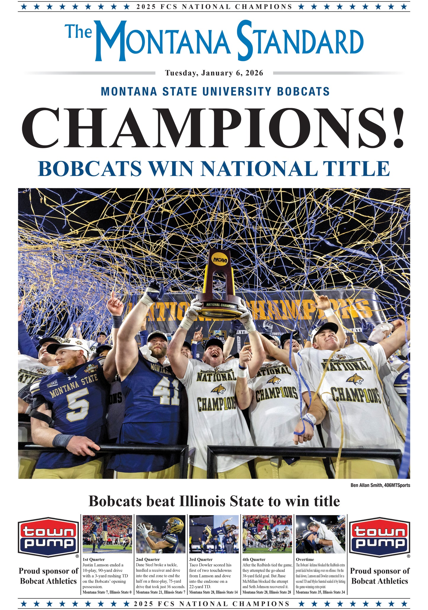 MSU Championship Poster - The Montana Standard